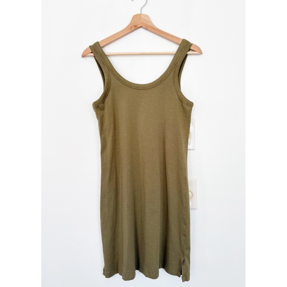 Lululemon || Classic-Fit Cotton-Blend Scoop Dress in Bronze‎ Green Army 2